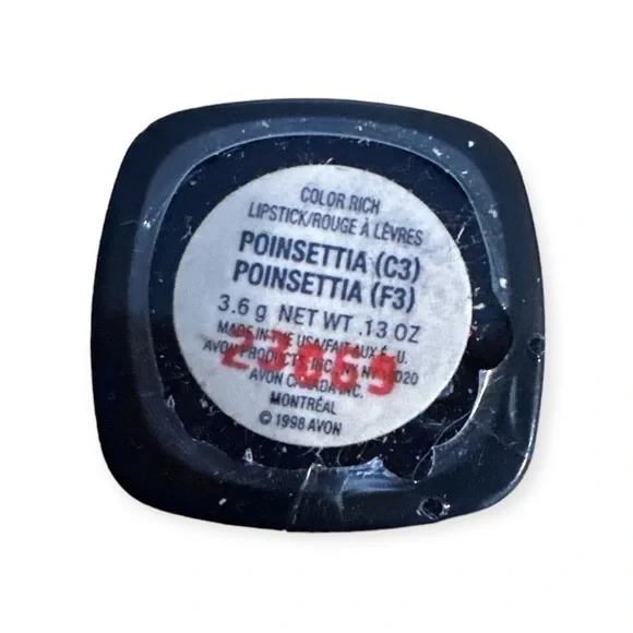 Avon Color Rich Special Promotion Renewable Lipstick Shade Poinsettia New - Picture 4 of 5